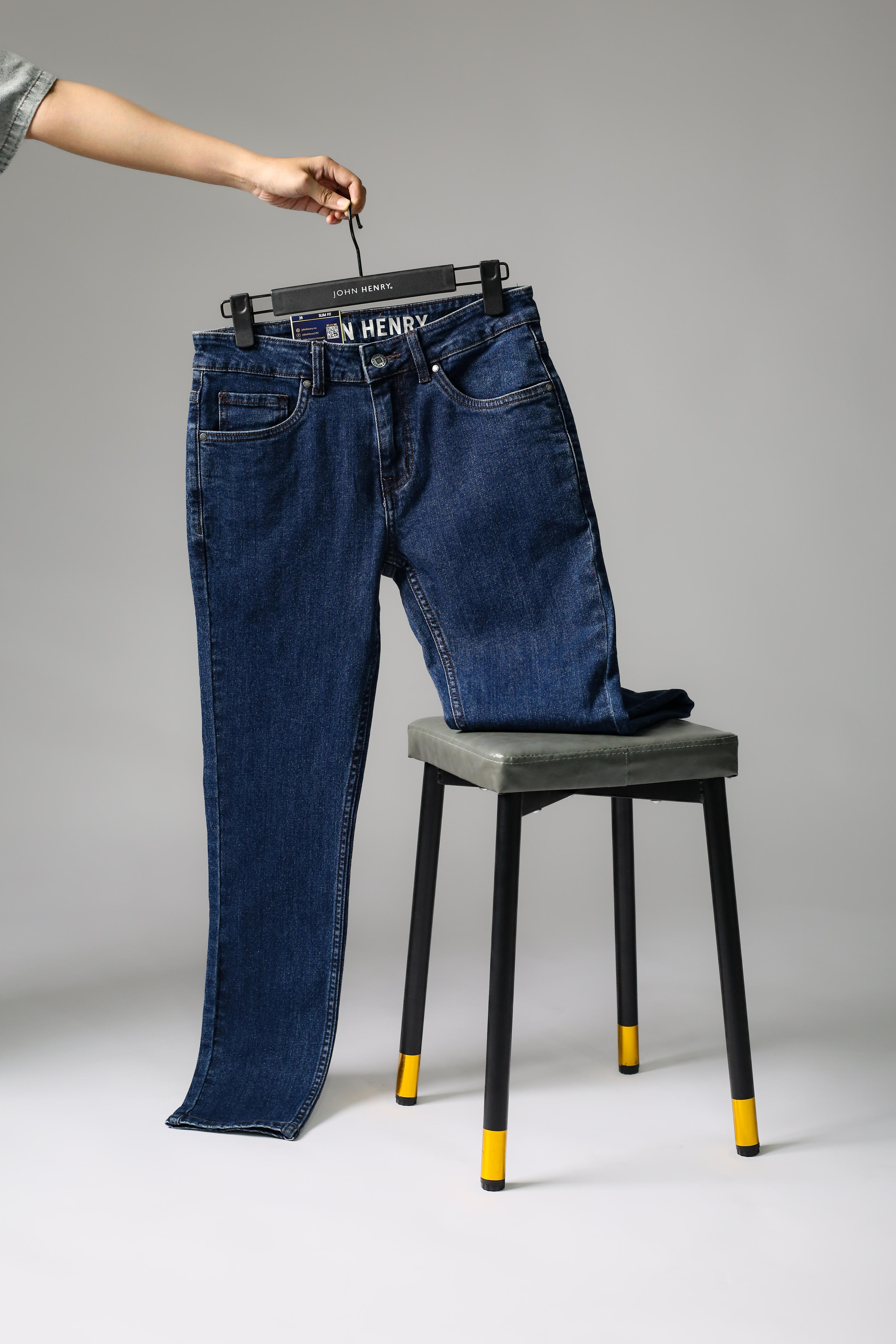 Quần Jeans Nam Slim Form Ôm