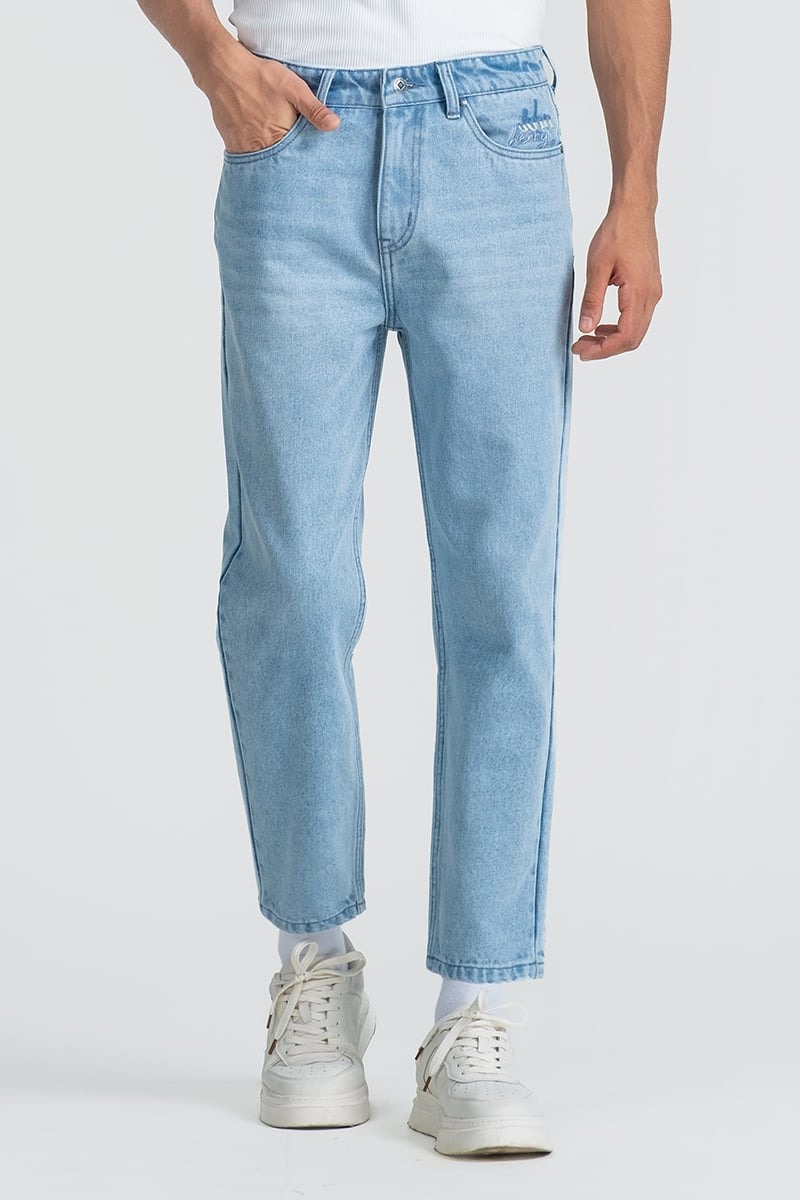Quần Jeans Nam Form Carrot Fit