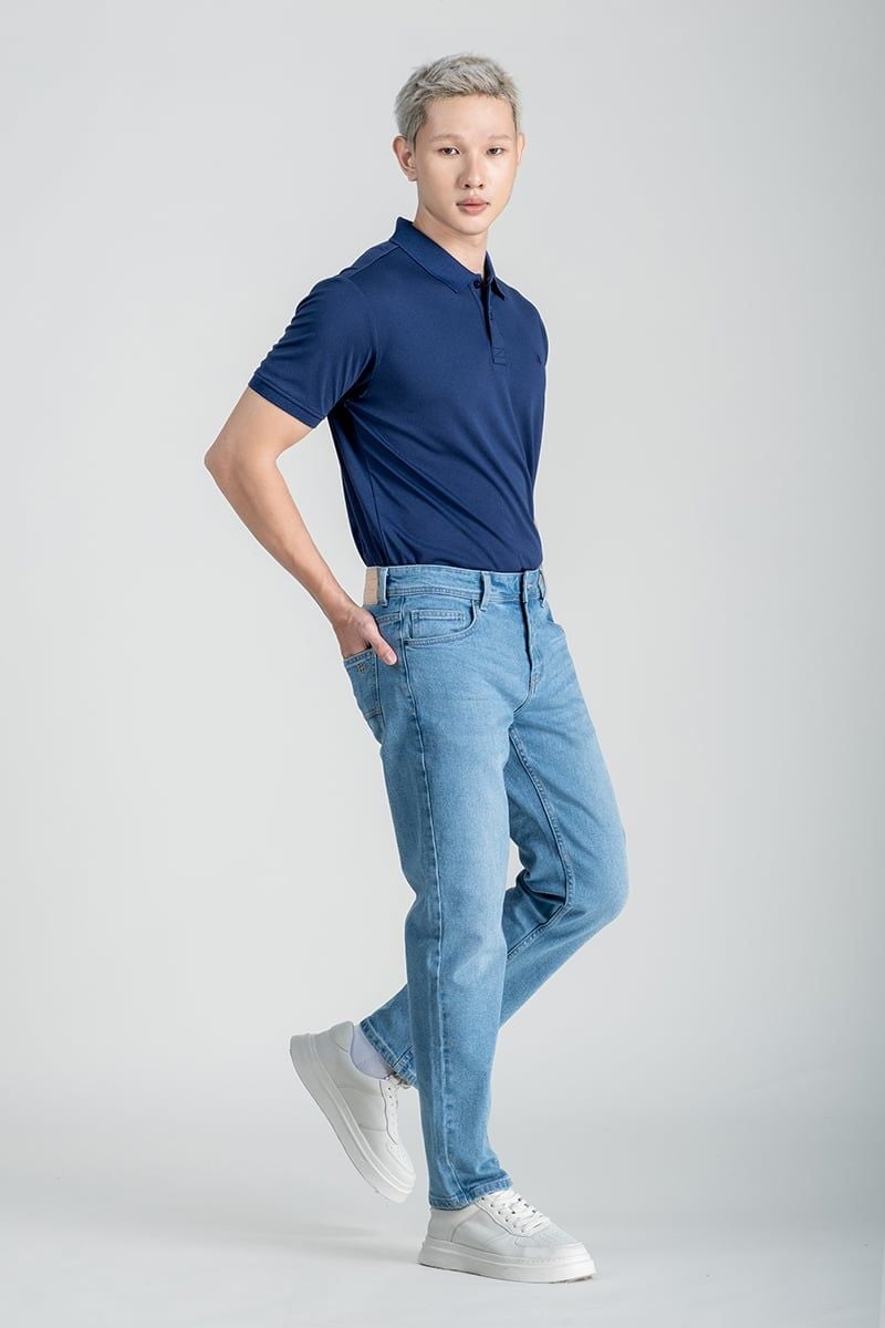 Quần Jeans Nam Regular Form Vừa