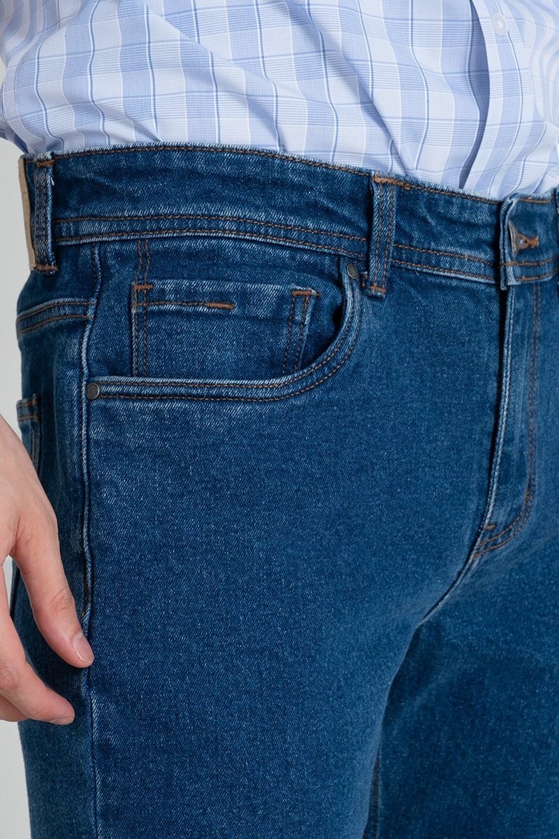 Quần Jeans Nam Slim Form Ôm