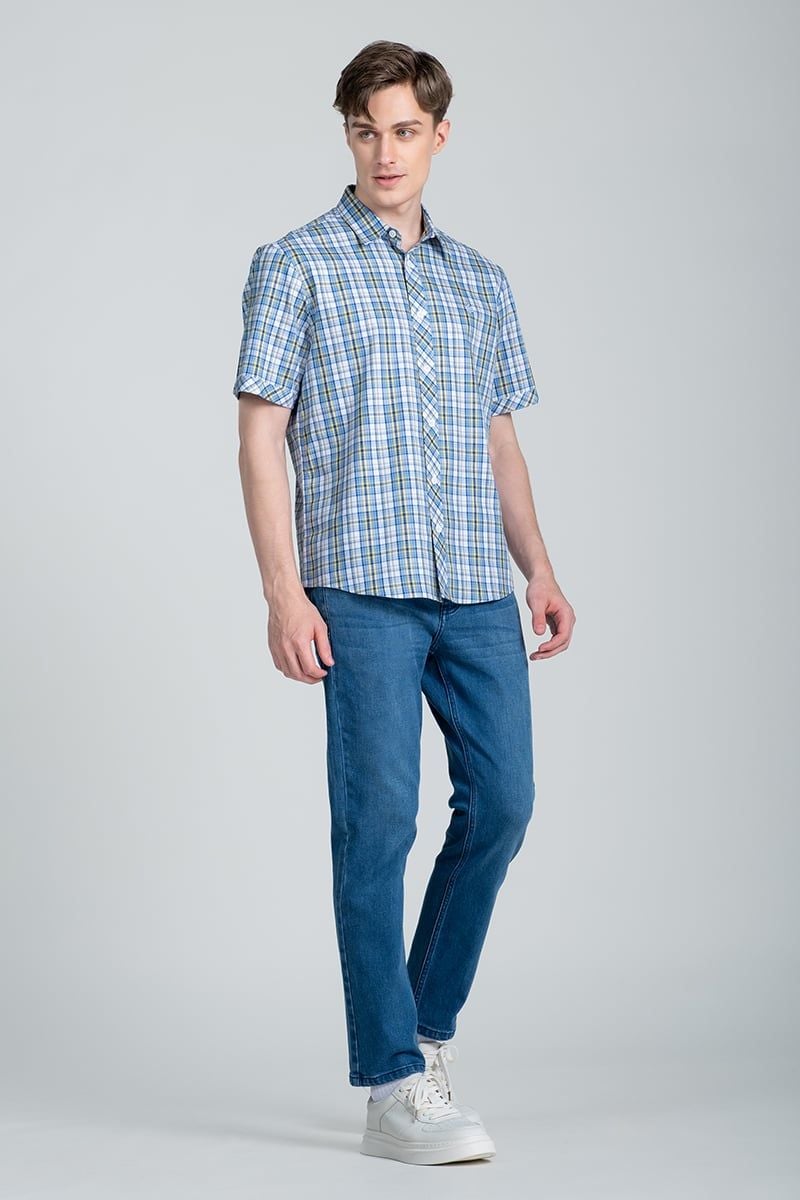 Quần Jeans Nam Slim Form Ôm