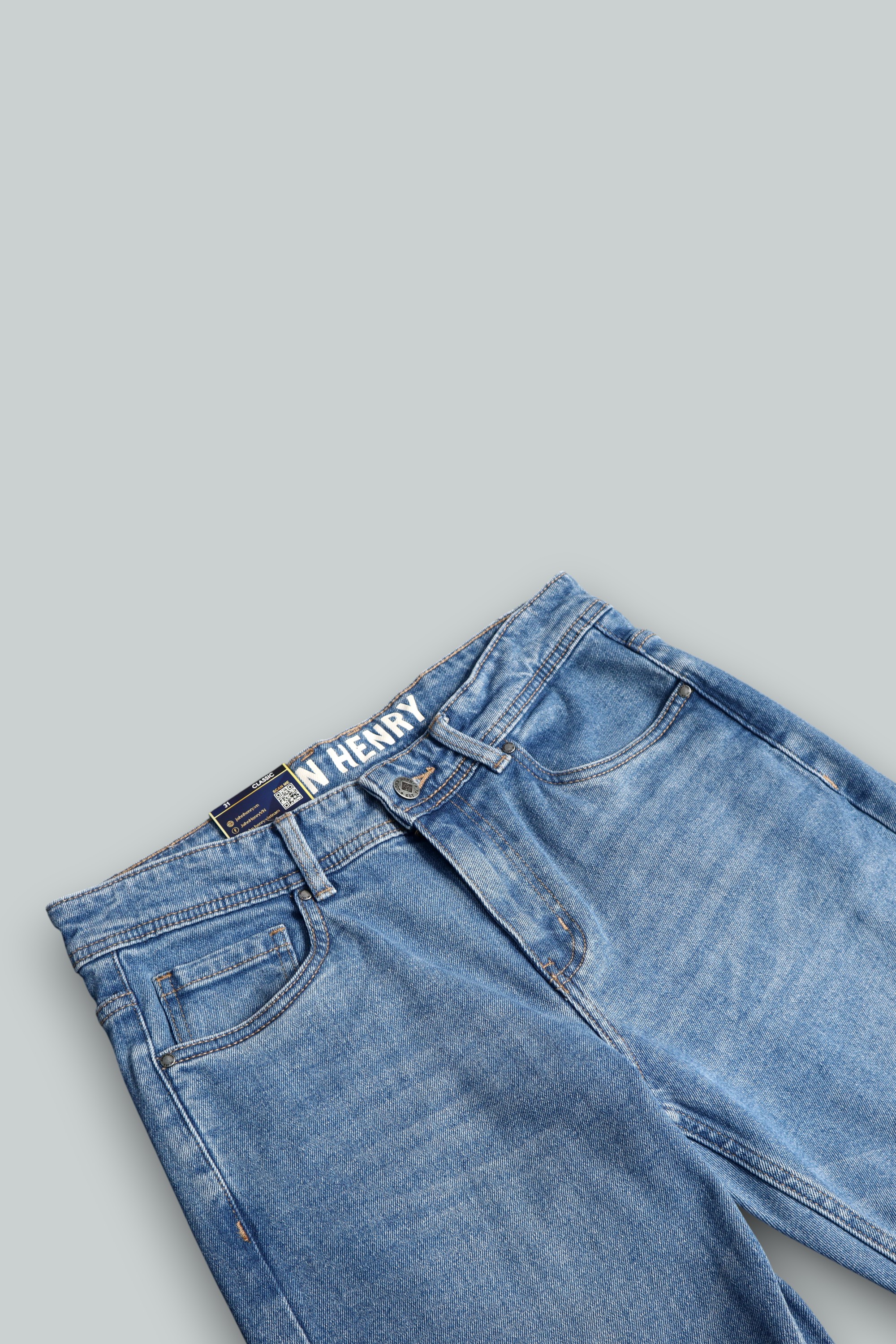 Quần Jeans Nam Classic Form Rộng