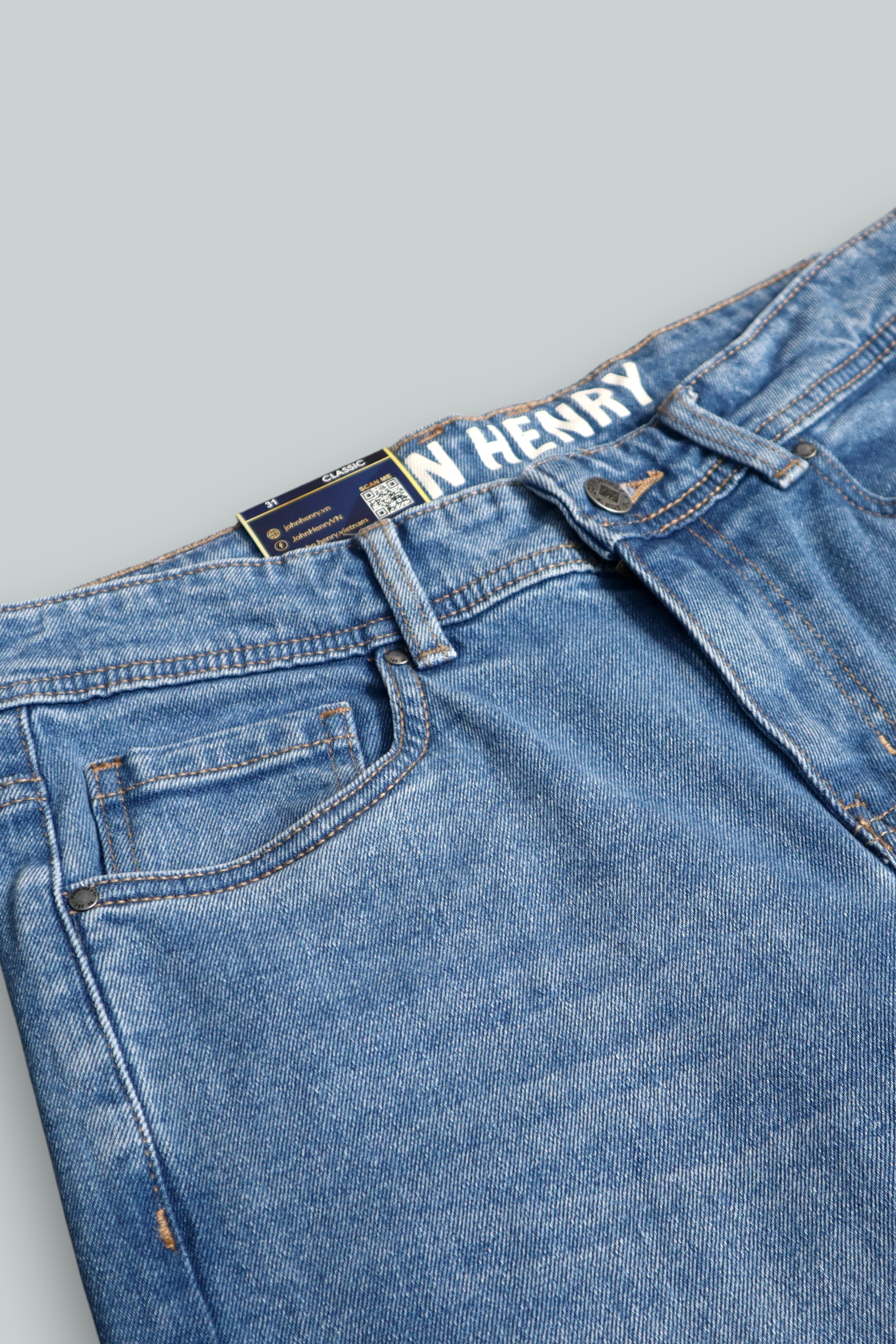 Quần Jeans Nam Classic Form Rộng