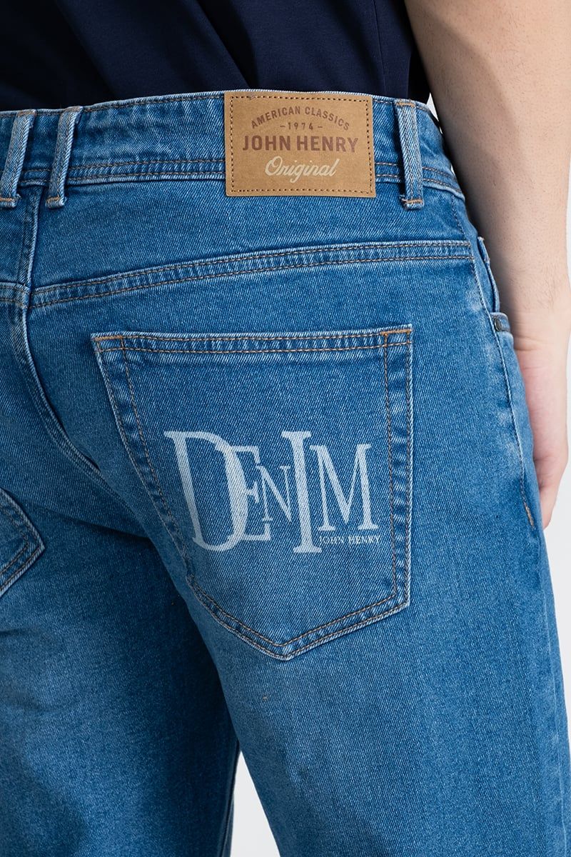 Quần Jeans Nam Classic Form Rộng