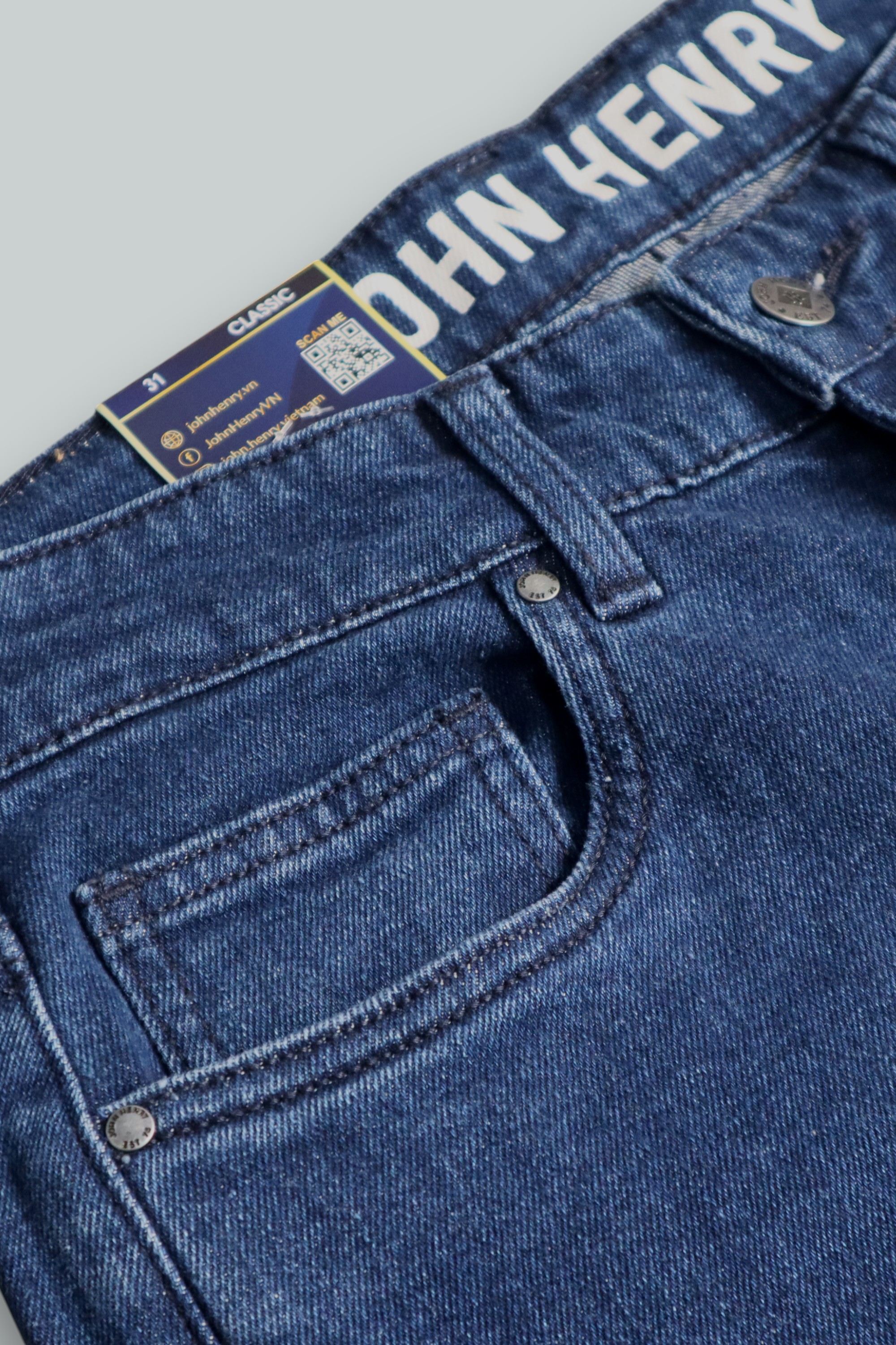 Quần Jeans Nam Classic Form Rộng