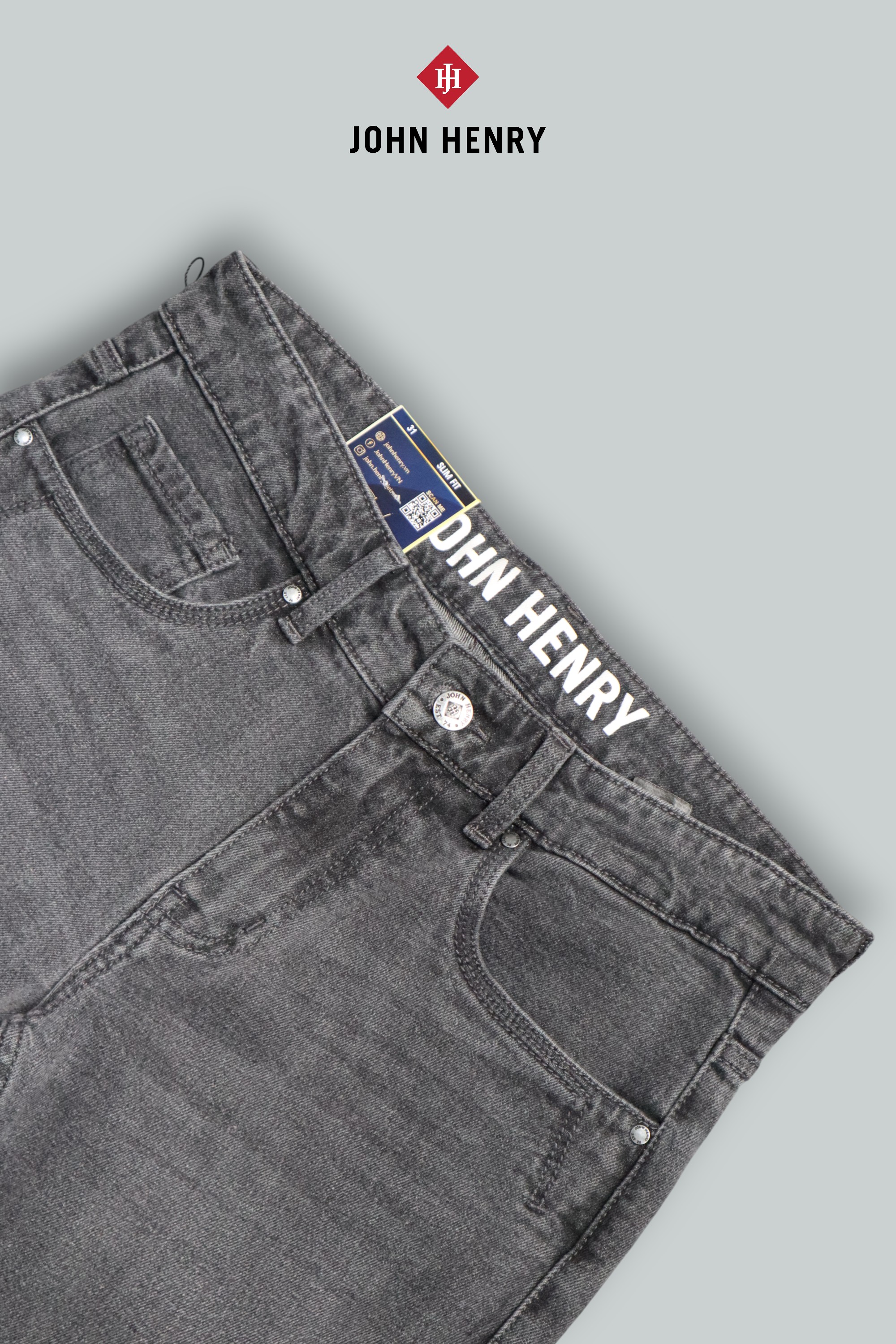 Quần Jeans Nam Slim Form Ôm
