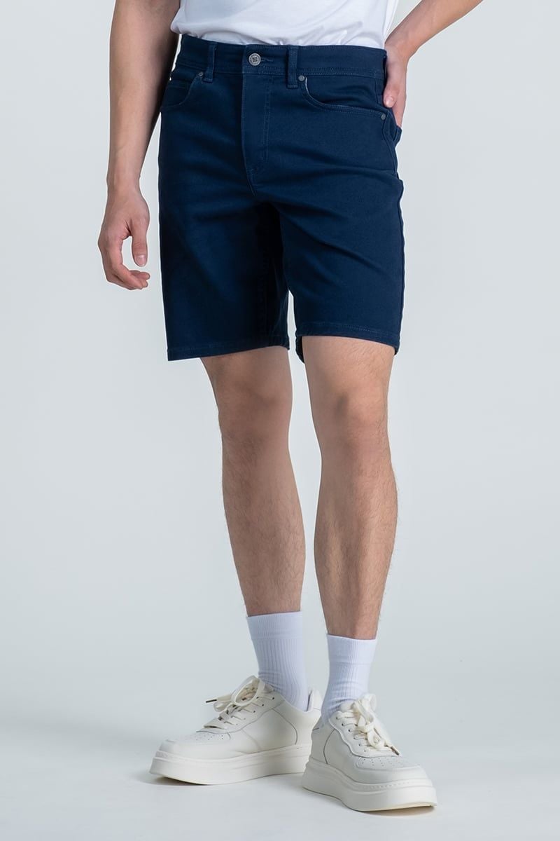 Quần Short Nam Khaki Trên Gối