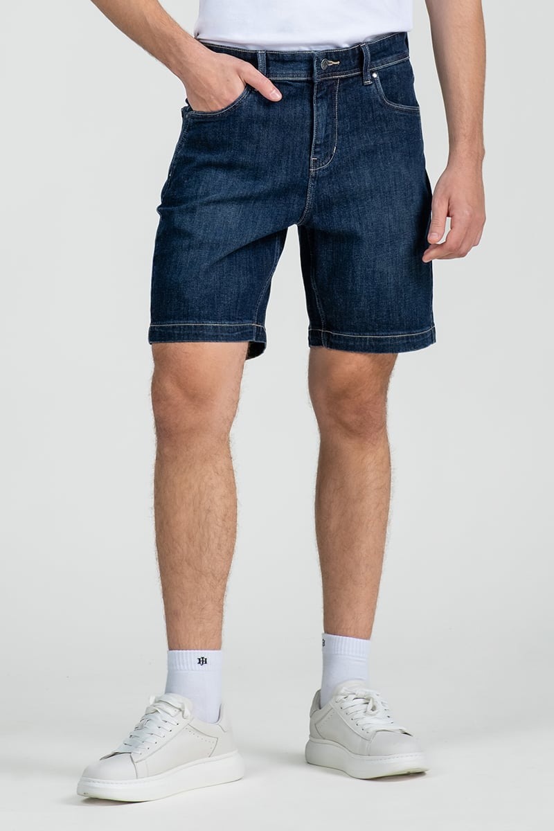 Quần Short Nam Jeans Trên Gối
