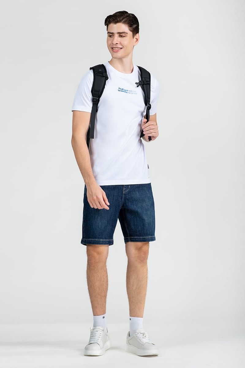 Quần Short Nam Jeans Trên Gối