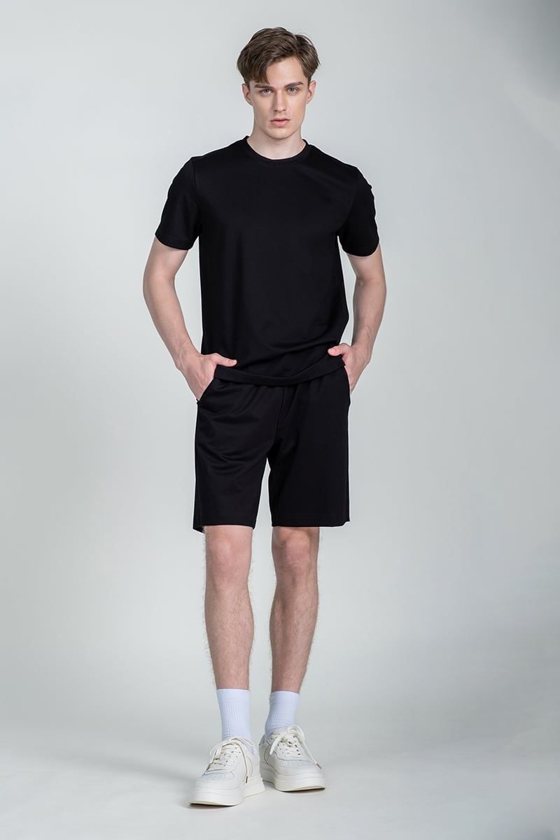 Quần Short Nam Khaki Trên Gối