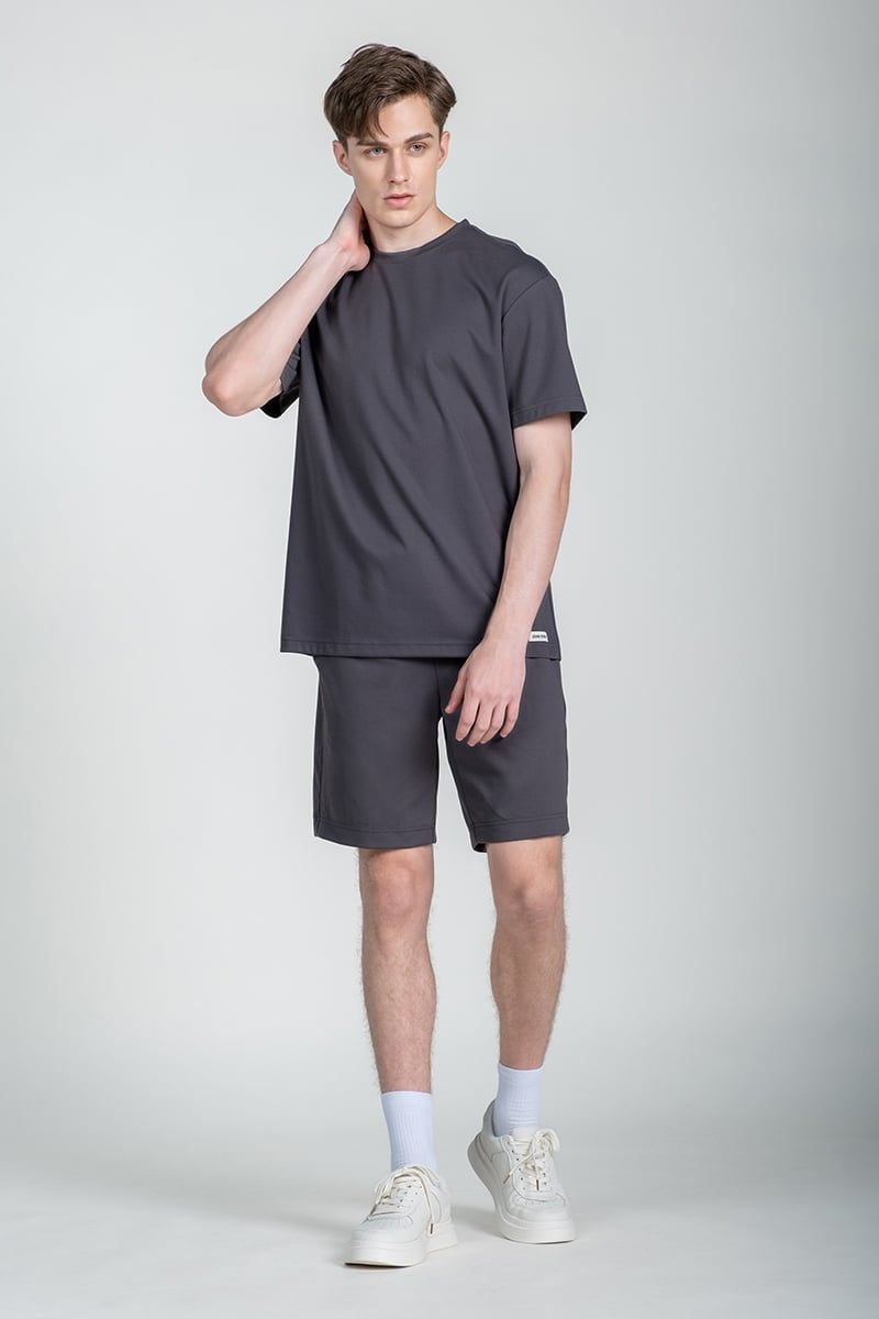 Quần Short Nam Khaki Trên Gối