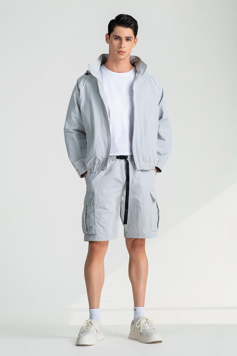 Quần Short Nam Khaki Trên Gối
