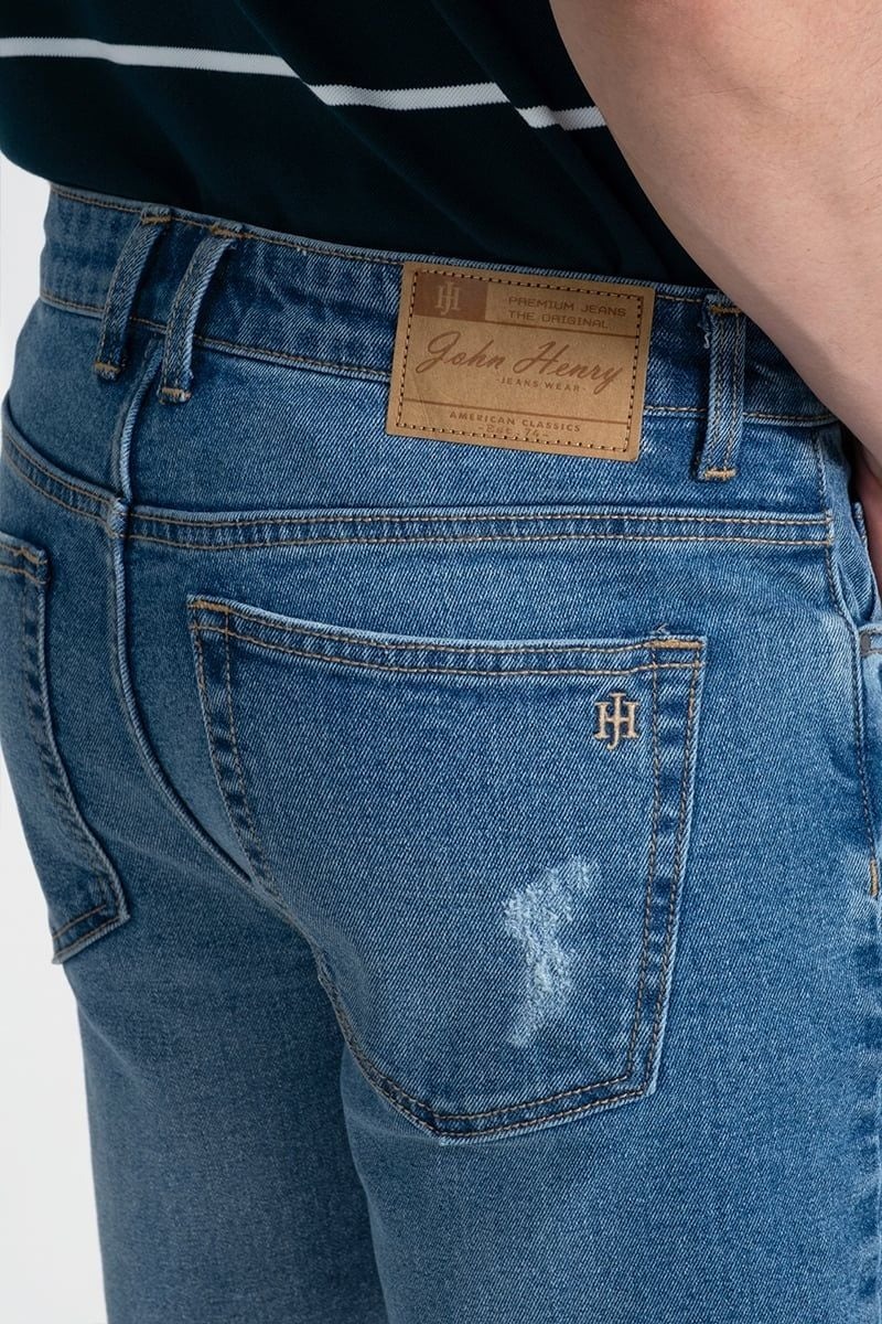 Quần Short Nam Khaki Trên Gối
