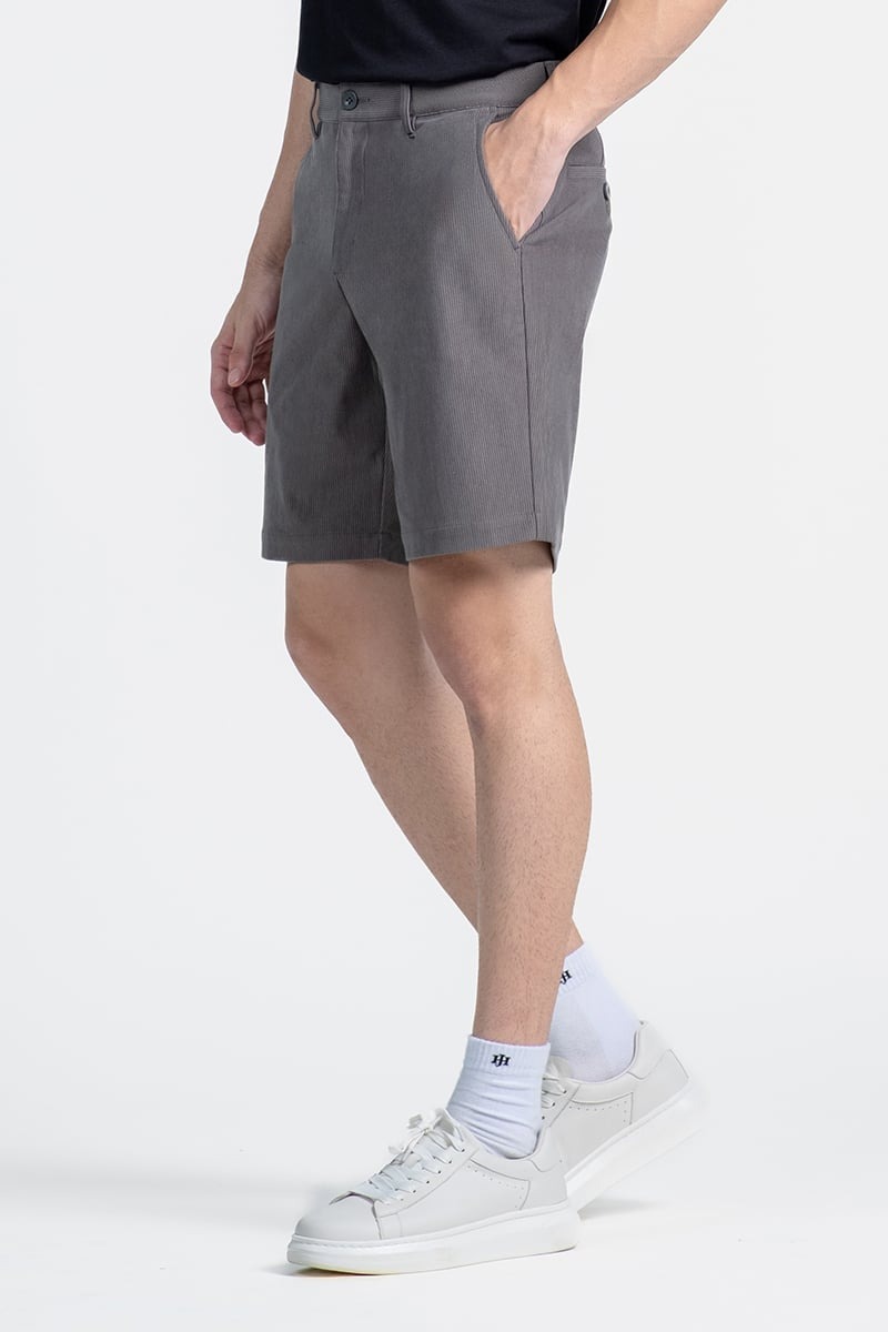 Quần Short Nam Khaki Trên Gối