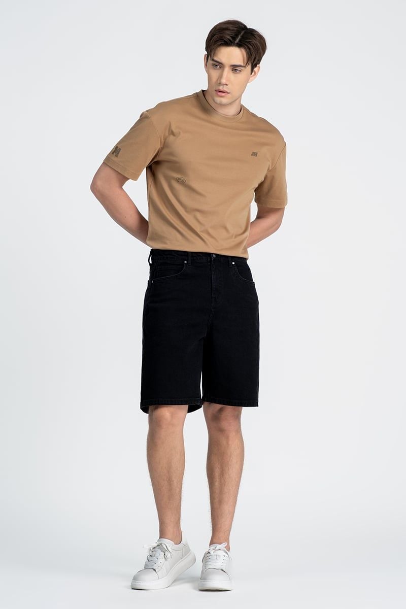 Quần Short Nam Jeans Trẻ Trung Form Rộng