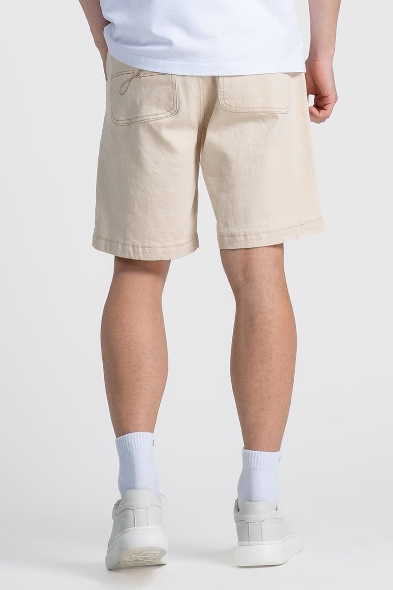 Quần Short Nam Khaki Trẻ Trung Form Rộng
