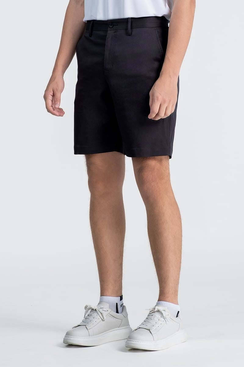 Quần Short Nam Khaki Trên Gối