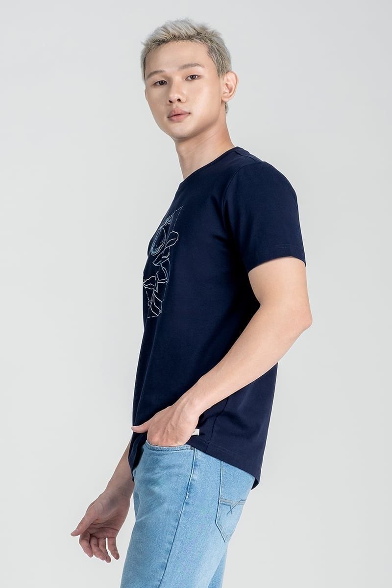 Áo Thun Nam Tay Ngắn Form Vừa