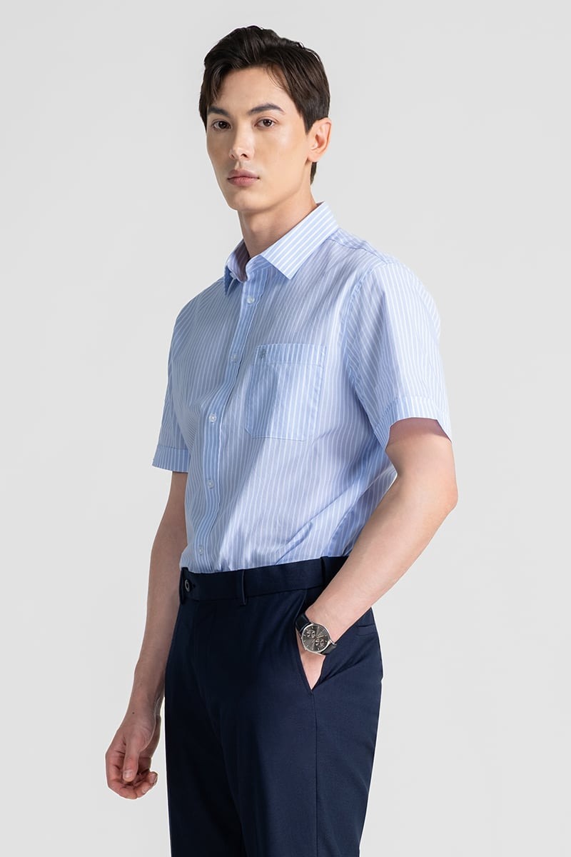 Áo Sơ Mi Nam Công Sở Tay Ngắn