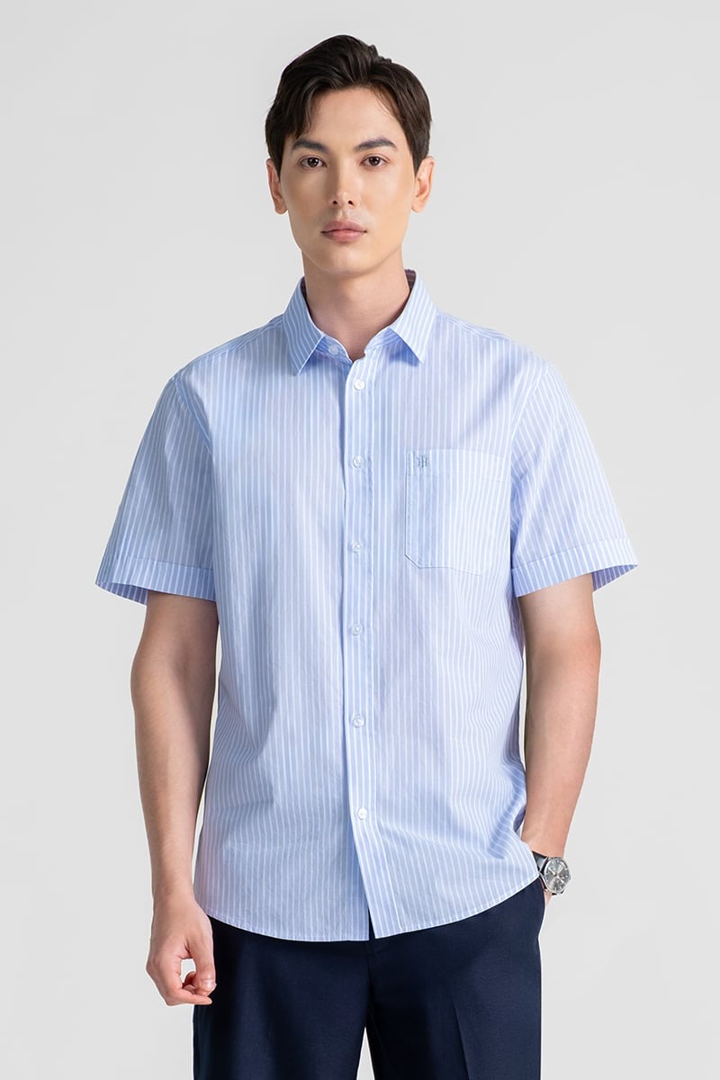 Áo Sơ Mi Nam Công Sở Tay Ngắn