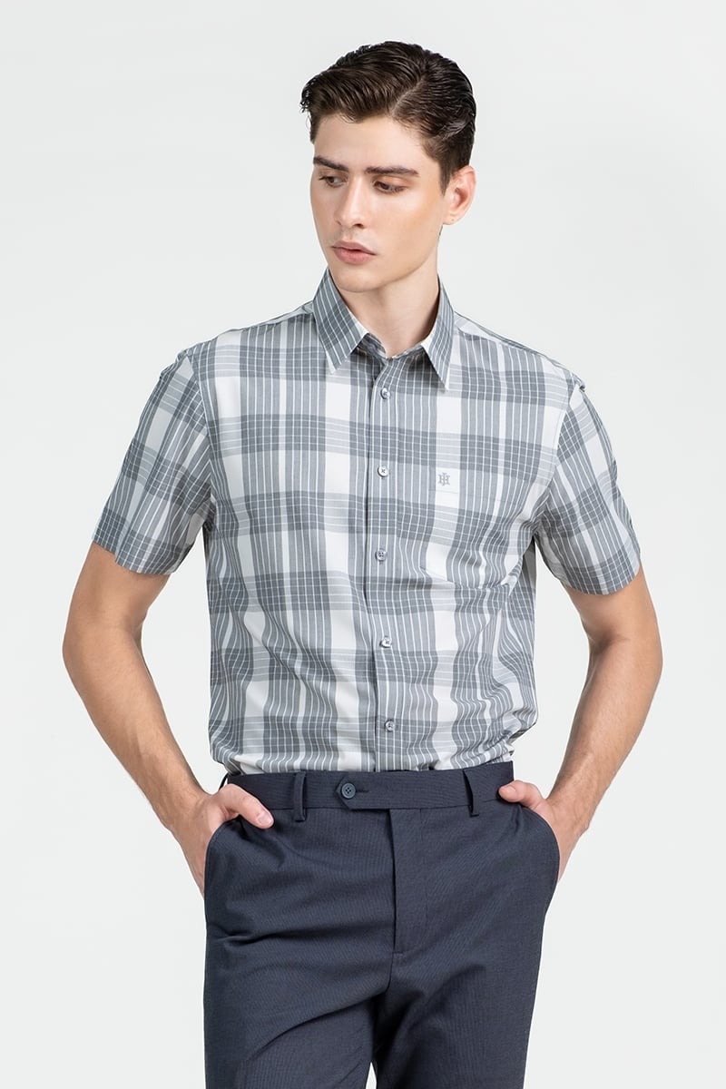 Áo Sơ Mi Nam Công Sở Tay Ngắn