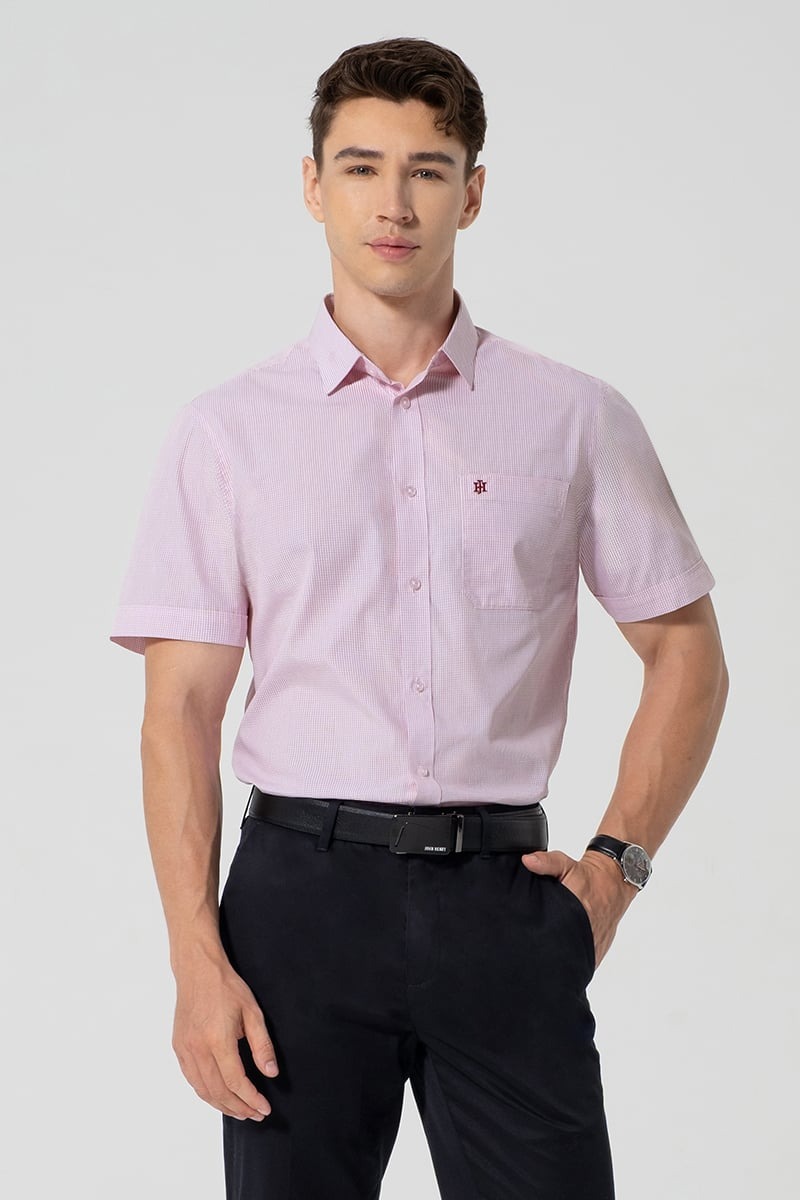 Áo Sơ Mi Nam Công Sở Tay Ngắn