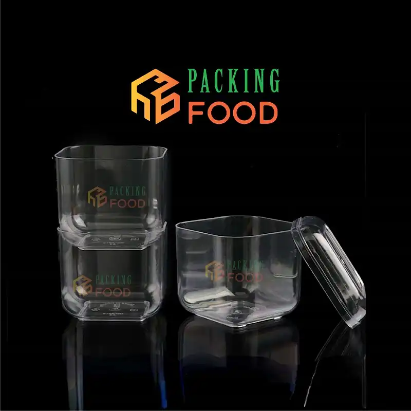 Cốc Ly Nhựa PS Vuông 270ml GD2013