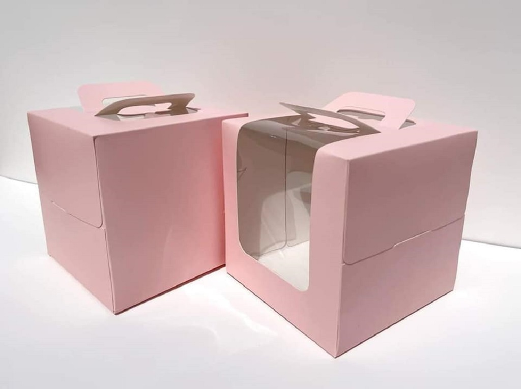 Hộp Bánh Kem Quai Xách 16cm Mini