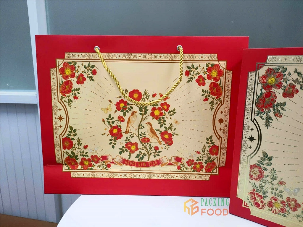 Hộp Đựng Quà Tết 2025 Cao Cấp Vali "Trường Xuân"