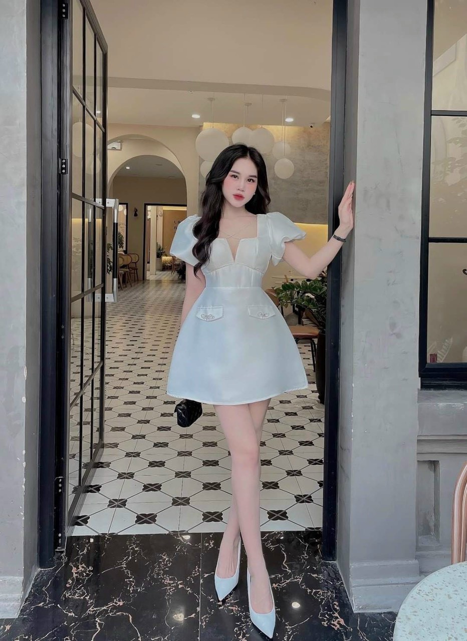 Đầm Tapta Đính Dây Đá Dự Tiệc Bigsize 55-100kg