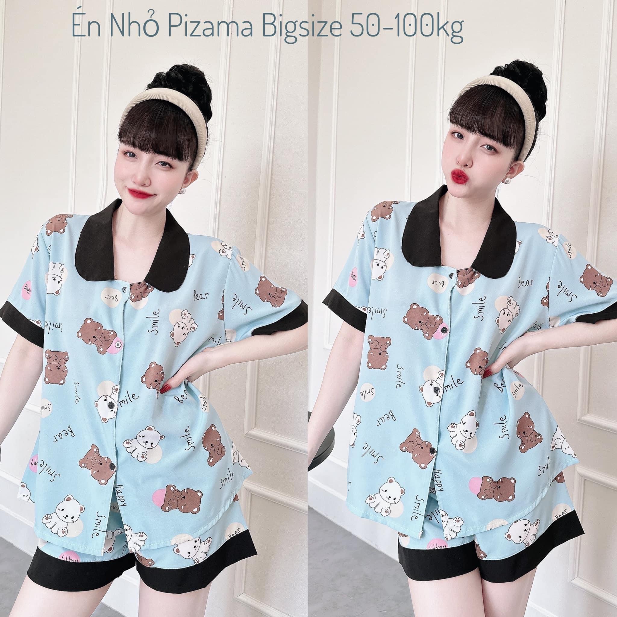 Bộ Ngắn Lụa Nhật 50kg-100kg DB06