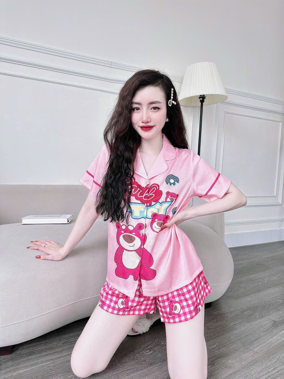 Bộ Lụa Xước ĐÙI 5D Bigsize 50-95kg BD09