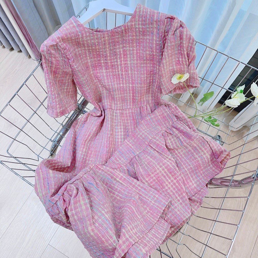 Đầm Babydoll Dài Hồng Cầu Vồng Bigsize 55-100kg
