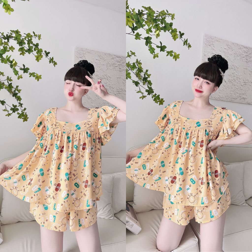 Bộ babydoll Bigsize dưới 80KG