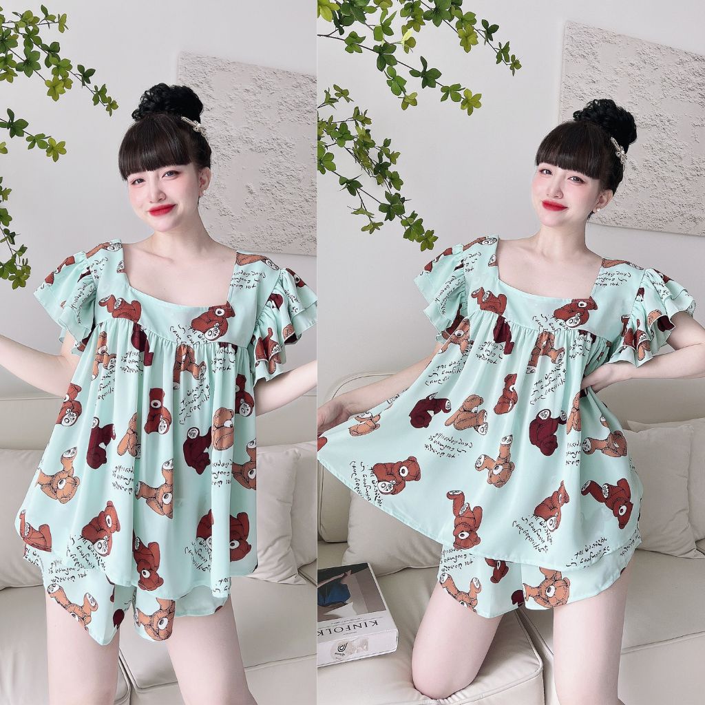 Bộ babydoll Bigsize dưới 80KG