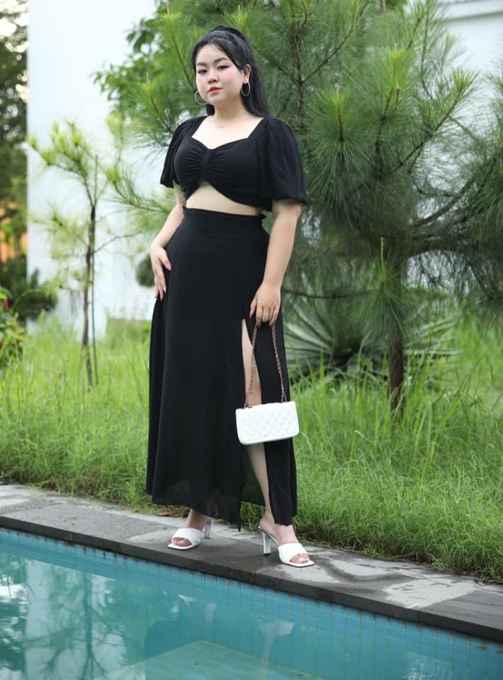 Set Maxi Xẻ Đùi  BIGSIZE C2003