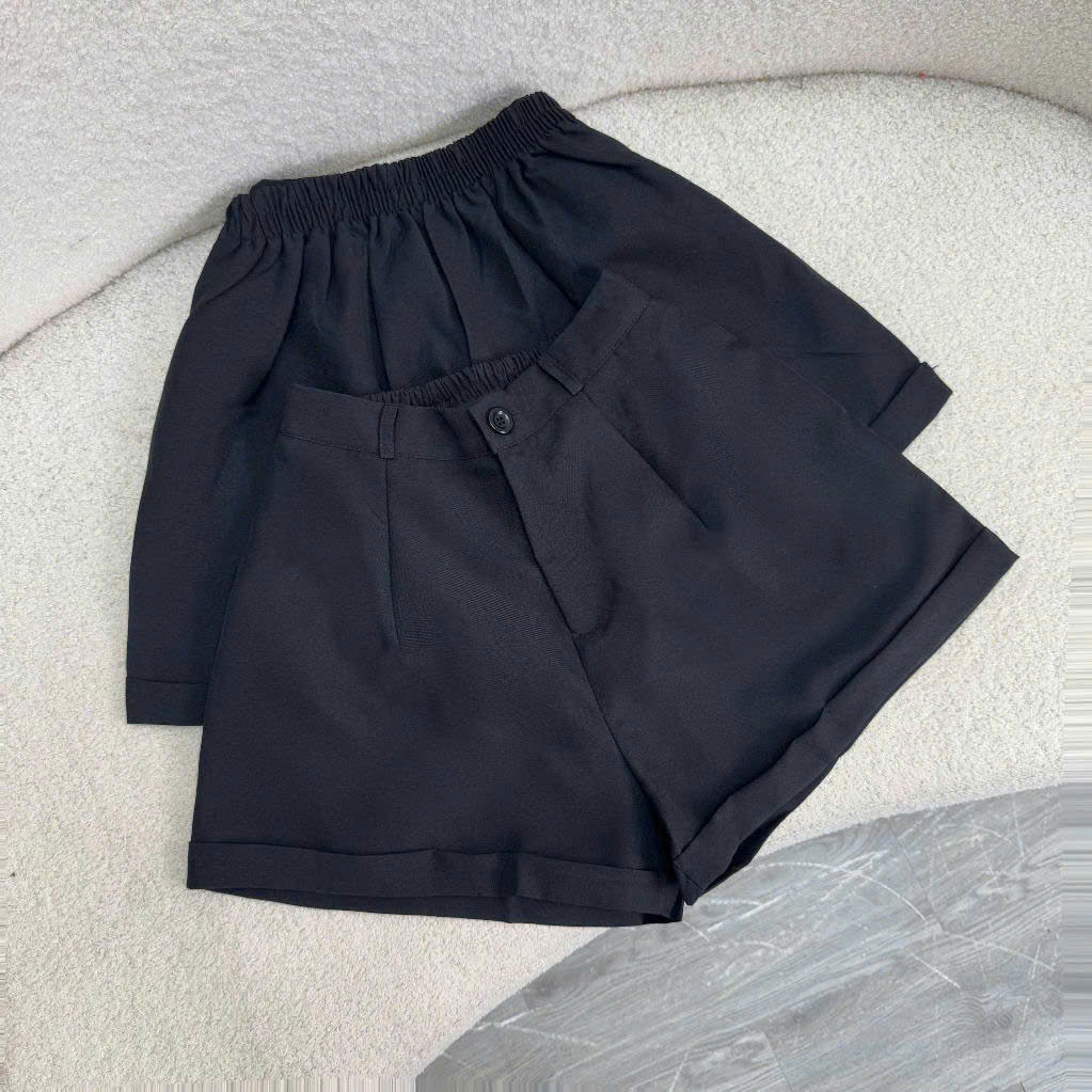 Quần Đùi Short Nữ Bigsize(60kg Đến 95kg) Lưng Chun Ống Rộng Lưng Cao MÃ 28