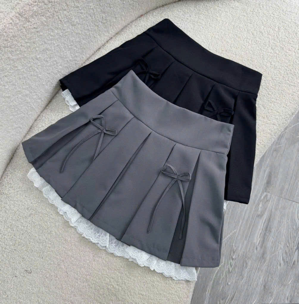 Chân Váy XẾP LY Bigsize Lên Có Lót Lên Phom Tôn Dáng Vải Tây Mềm Mại Cho Các Nàng Chubby CV419
