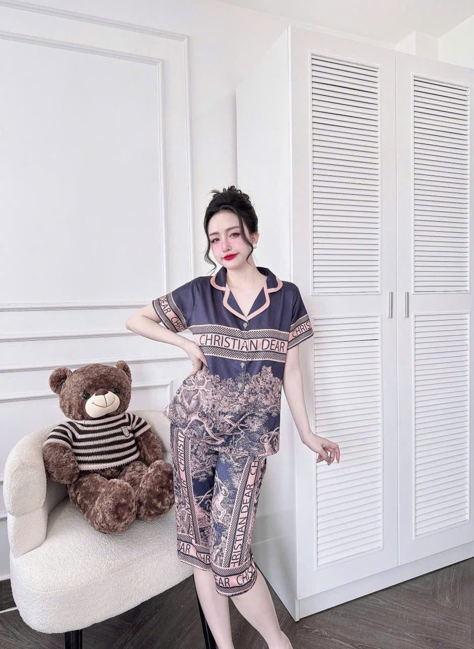 65-100kg Đồ Ngủ Pijama LỬNG 5d Bigsize Chubby, Đồ Ngủ Bigsize lụa Latin cao cấp mềm mại xinh xắn