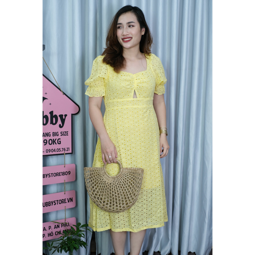 Đầm Nhún Ngực Thiết Kế Bigsize