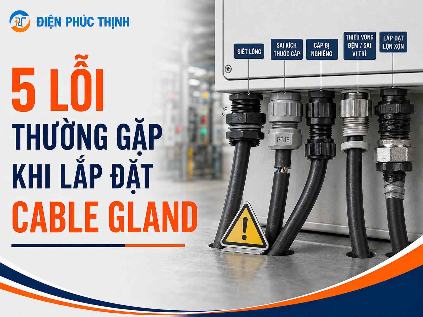 5 Lỗi Thường Gặp Khi Lắp Đặt Cable Gland