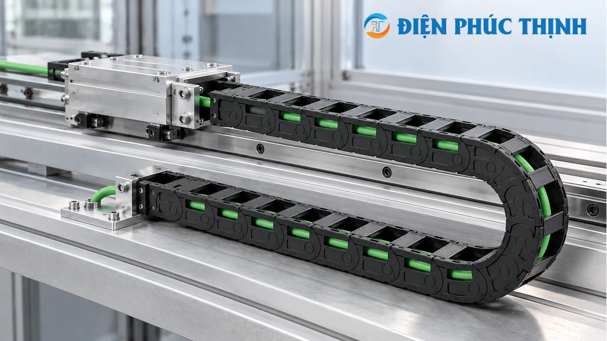 Cáp PROFINET lắp cố định, uốn thỉnh thoảng và chạy xích dẫn cáp khác nhau thế nào?