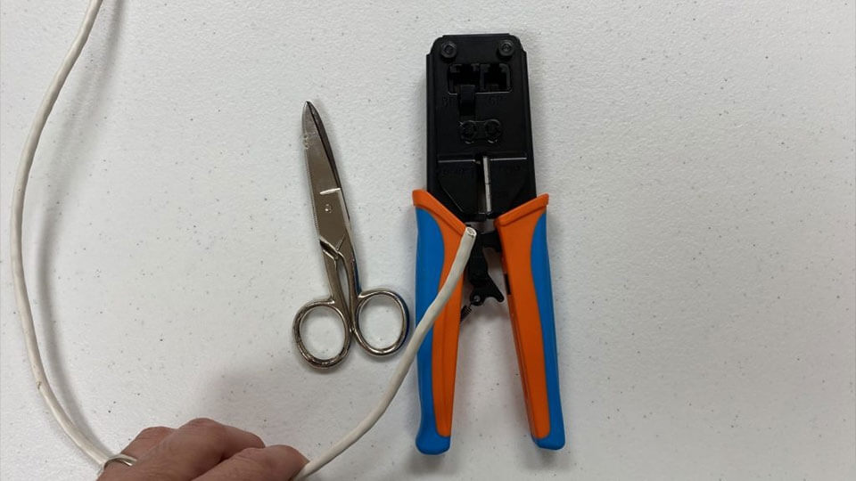 Cách bấm cos dây mạng