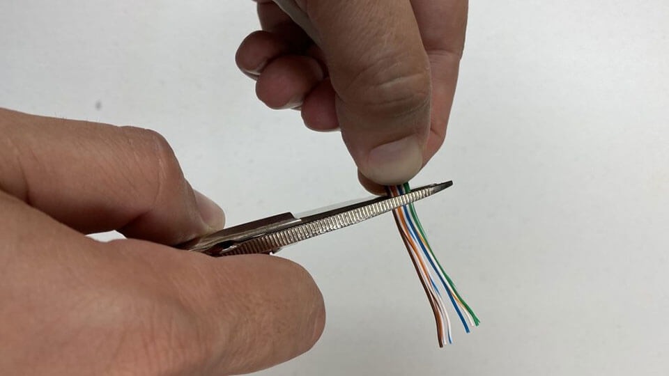 Cách bấm cos dây mạng