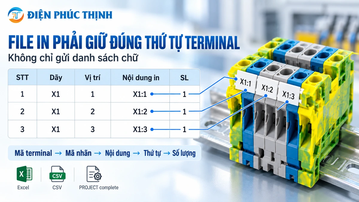 Cấu trúc file dữ liệu in nhãn cầu đấu Phoenix Contact theo thứ tự terminal