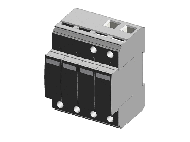 2838209 - Thiết bị chống sét lan truyền VAL-MS 230/3+1 / Surge arrester consisting of base element and ground connectors Phoenix Contact