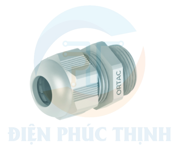 OMRL08-R / Ốc Siết Cáp Ortac Nhựa Màu Xám Trắng M40x1.5 Halogen Free Đạt Chuẩn VDE / EU