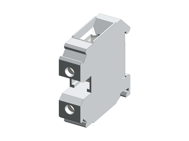 3044225 - Cầu đấu dây / Terminal Block UT 35 vặn vít 0.75-35 mm², dòng 125A, rộng 15.2mm, màu xám  - Phoenix Contact