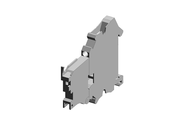 3046032 - Cầu đấu dây cầu chì / Fuse modular terminal block UT 4-HESI (5X20) hãng Phoenix Contact
