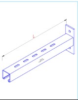 BESTRAY-USB / Tay Đỡ Kiểu U Cho Máng Lưới Bestray